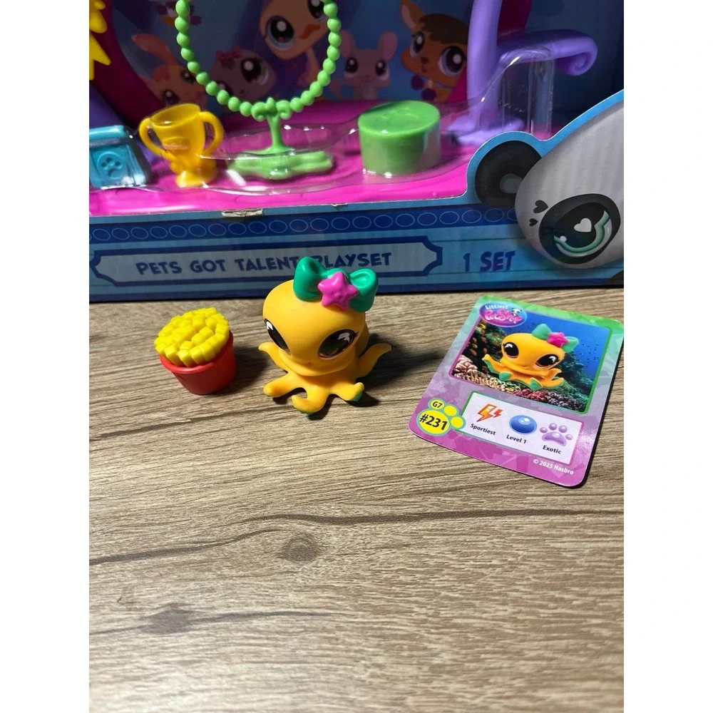 Littlest Pet Shop ‎ Pets Got Talent Playset Parakeet#66 Octopus #231